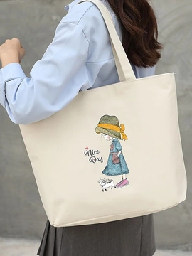 Zipper Canvas Bag